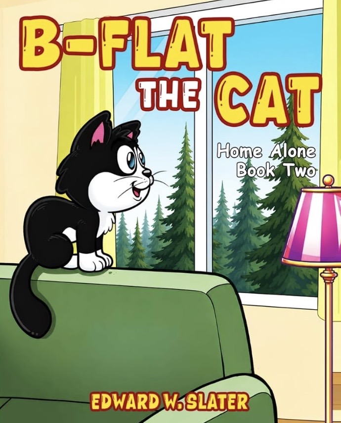 Cover of B-Flat the Cat: Home Alone by Edward W. Slater